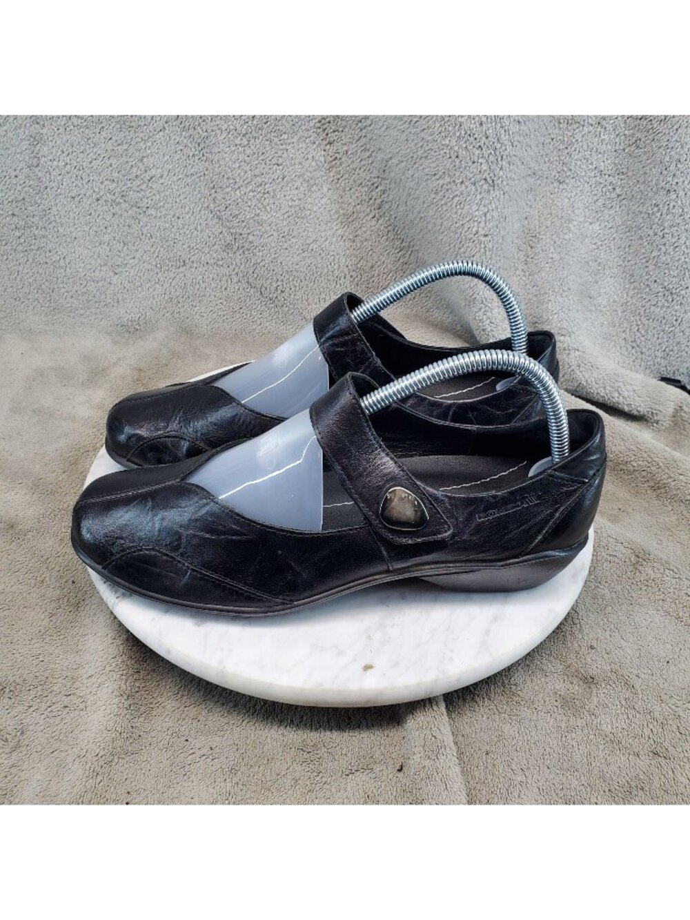 Romika Shoes Womens EU 39 US 8-8.5 Black Leather Citylight 87 Mary Jane *Read*